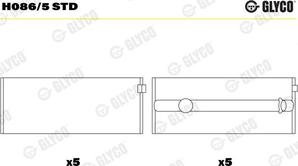 Wilmink Group WG1093131 - Комплект подшипников коленчатого вала abcparts.ee