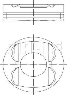 MAHLE BC89901 - Поршень abcparts.ee