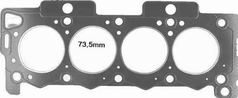 Wilmink Group WG1003780 - Прокладка, головка цилиндра abcparts.ee