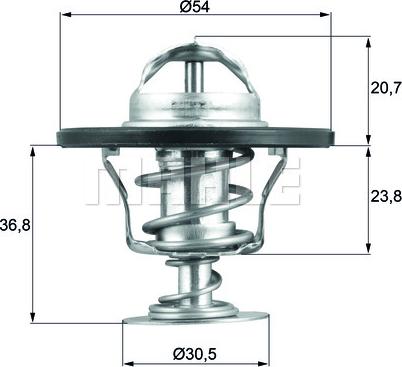 Wilmink Group WG1261857 - Термостат охлаждающей жидкости / корпус abcparts.ee