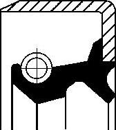 Wilmink Group WG1224358 - Уплотняющее кольцо, сальник, ступица колеса abcparts.ee