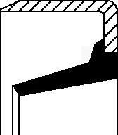 Wilmink Group WG1220419 - Уплотняющее кольцо, дифференциал abcparts.ee