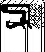 Wilmink Group WG1220140 - Уплотняющее кольцо, дифференциал abcparts.ee