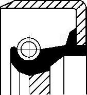 Wilmink Group WG1223688 - Уплотняющее кольцо, ступенчатая коробка передач abcparts.ee