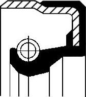 Wilmink Group WG1223444 - Уплотняющее кольцо, сальник, ступица колеса abcparts.ee