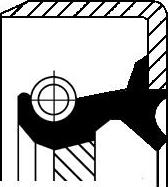 Wilmink Group WG1223140 - Уплотняющее кольцо, ступенчатая коробка передач abcparts.ee