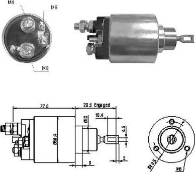 Wilmink Group WG1748335 - Тяговое реле, соленоид, стартер abcparts.ee
