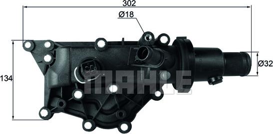 Wilmink Group WG1789635 - Термостат охлаждающей жидкости / корпус abcparts.ee