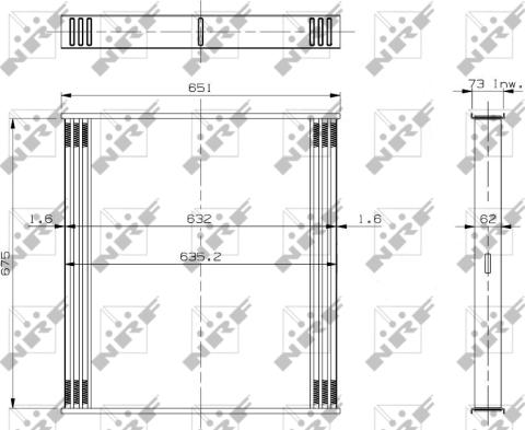 Wilmink Group WG1734250 - Сетка радиатора, интеркулер abcparts.ee
