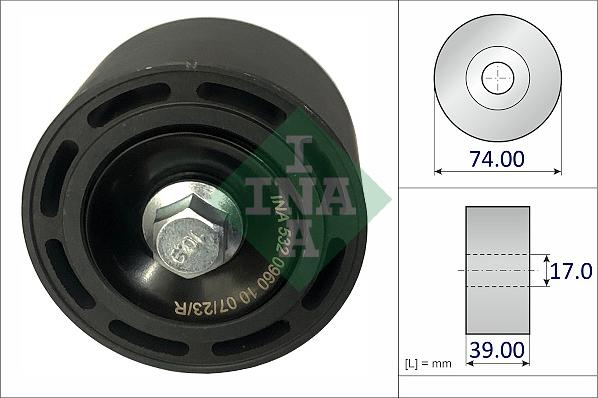 Wilmink Group WG2464351 - Ролик, поликлиновый ремень abcparts.ee