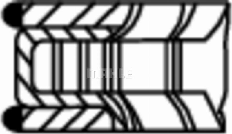 Wilmink Group WG2576610 - Комплект поршневых колец abcparts.ee