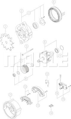 Wilmink Group WG2043648 - Генератор abcparts.ee