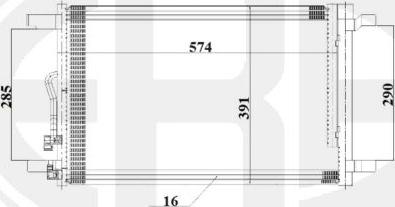 Wilmink Group WG2016804 - Конденсатор кондиционера abcparts.ee