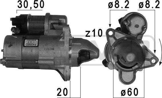 Wilmink Group WG2013312 - Стартер abcparts.ee