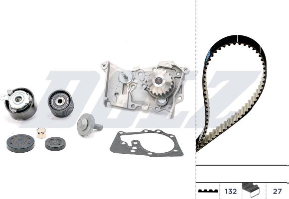 Wilmink Group WG2354940 - Водяной насос + комплект зубчатого ремня ГРМ abcparts.ee