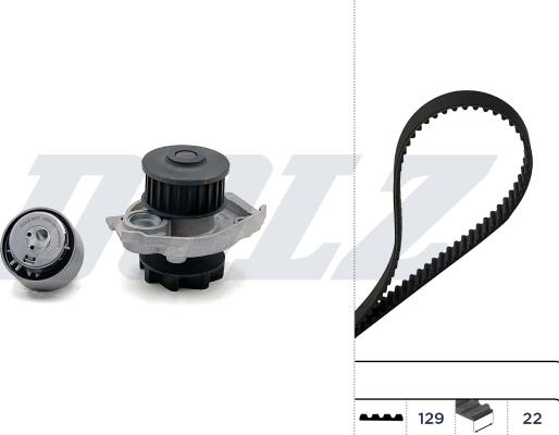 Wilmink Group WG2354951 - Водяной насос + комплект зубчатого ремня ГРМ abcparts.ee