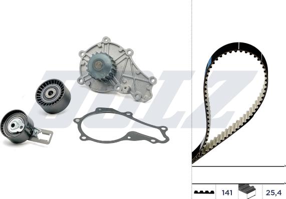 Wilmink Group WG2354967 - Водяной насос + комплект зубчатого ремня ГРМ abcparts.ee