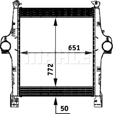 Wilmink Group WG2370569 - Интеркулер, теплообменник турбины abcparts.ee