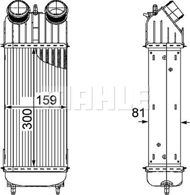 Wilmink Group WG2370626 - Интеркулер, теплообменник турбины abcparts.ee