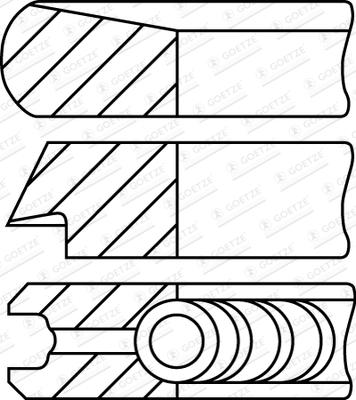 Wilmink Group WG2202131 - Комплект поршневых колец abcparts.ee