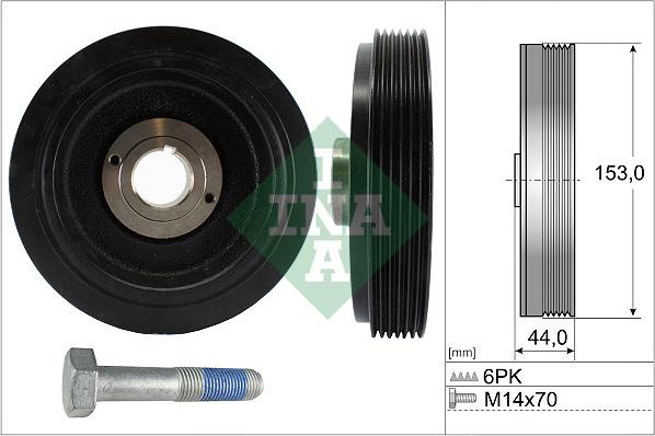 Wilmink Group WG2202763 - Шкив коленчатого вала abcparts.ee