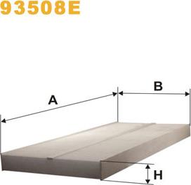 WIX Filters 93508E - Фильтр воздуха в салоне abcparts.ee