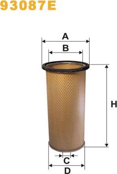 WIX Filters 93087E - Фильтр добавочного воздуха abcparts.ee