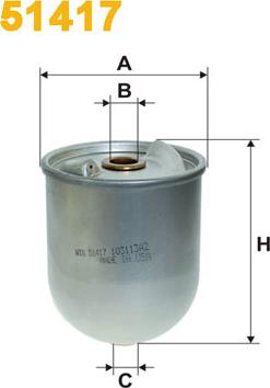 WIX Filters 51417 - Масляный фильтр abcparts.ee