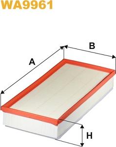 WIX Filters WA9961 - Воздушный фильтр двигателя abcparts.ee