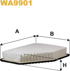 WIX Filters WA9901 - Воздушный фильтр двигателя abcparts.ee