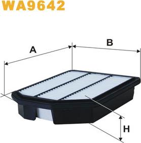 WIX Filters WA9642 - Воздушный фильтр двигателя abcparts.ee