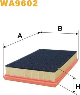 WIX Filters WA9602 - Воздушный фильтр двигателя abcparts.ee