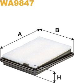 WIX Filters WA9847 - Воздушный фильтр двигателя abcparts.ee