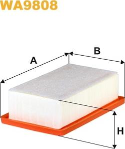 WIX Filters WA9808 - Воздушный фильтр двигателя abcparts.ee