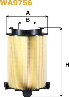 WIX Filters WA9756 - Воздушный фильтр двигателя abcparts.ee