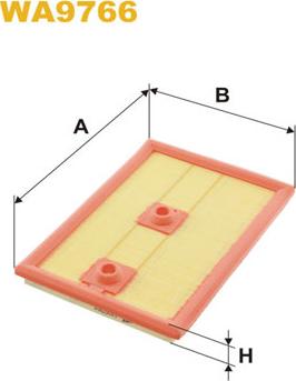 WIX Filters WA9766 - Воздушный фильтр двигателя abcparts.ee