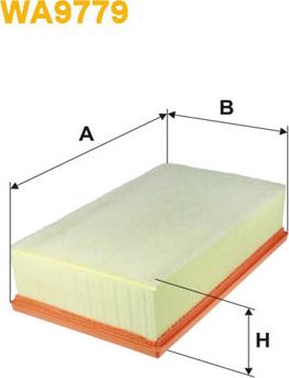 WIX Filters WA9779 - Воздушный фильтр двигателя abcparts.ee