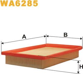 WIX Filters WA6285 - Воздушный фильтр двигателя abcparts.ee