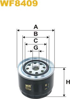 WIX Filters WF8409 - Топливный фильтр abcparts.ee