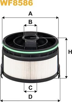 WIX Filters WF8586 - Топливный фильтр abcparts.ee