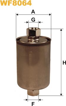 WIX Filters WF8064 - Топливный фильтр abcparts.ee