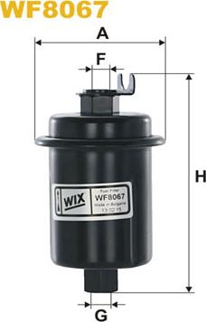 WIX Filters WF8067 - Топливный фильтр abcparts.ee