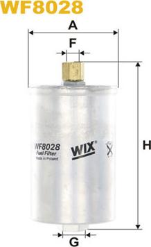 WIX Filters WF8028 - Топливный фильтр abcparts.ee