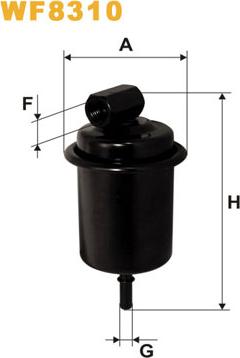 WIX Filters WF8310 - Топливный фильтр abcparts.ee