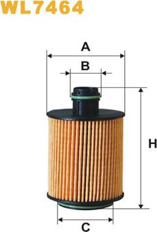 WIX Filters WL7464 - Масляный фильтр abcparts.ee