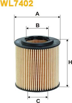 WIX Filters WL7402 - Масляный фильтр abcparts.ee