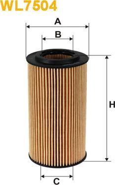 WIX Filters WL7504 - Масляный фильтр abcparts.ee