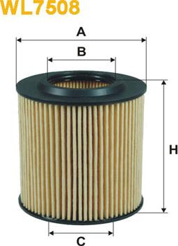 WIX Filters WL7508 - Масляный фильтр abcparts.ee