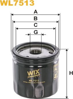 WIX Filters WL7513 - Масляный фильтр abcparts.ee