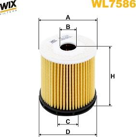 WIX Filters WL7586 - Масляный фильтр abcparts.ee